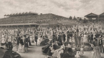 The Lawn at Flemington on Melbourne Cup Day