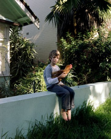 Bruno and Batman, 2010 by Andrew Cowen