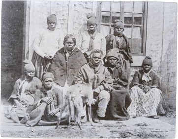 Aborigines at Oyster Cove, Tasmania