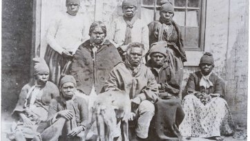 Aborigines at Oyster Cove, Tasmania