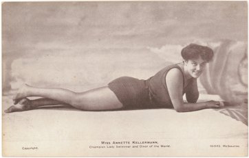 Self portrait of Annette Kellerman, c. 1905