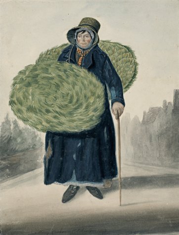 Mary (or Diana) Croker, mat woman, Colchester, 1823 by John Dempsey