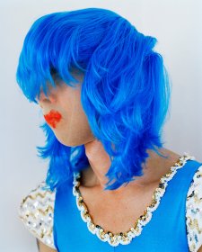 Image: Polly Borland, Untitled (Nick Cave in blue wig), 2010, Type C photograph, 50 x 40 cm or 87 x 70 cm or 156 x 127 cm. Editions of 3 plus artist’s proofs. Image courtesy the artist and Sullivan+Strumpf.