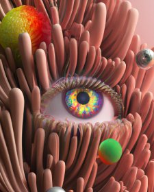 Jess Herrington, AI-assisted digital image, 2022