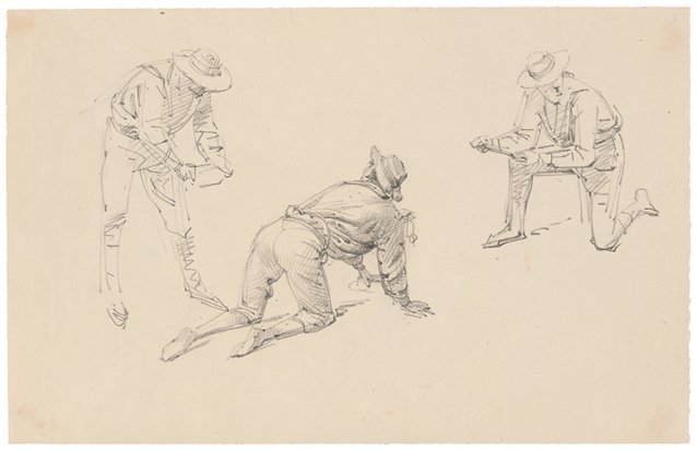 Studies for Bushrangers, Victoria, Australia, 1852 1886