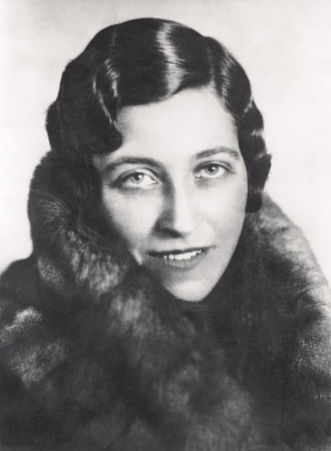 Amy Johnson before setting out on her flight to Australia
