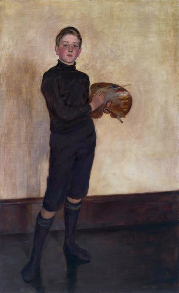The boy with the palette, 1911 
Violet Teague