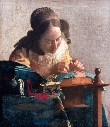 The Lacemaker, 1666–68 Johannes Vermeer