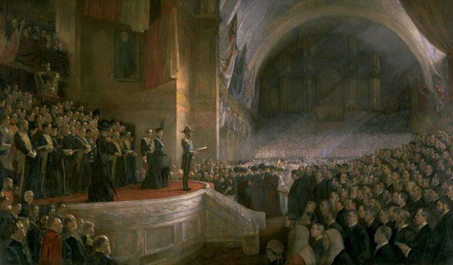 Opening of the First Parliament of the Commonwealth of Australia by H.R.H. The Duke of Cornwall and York, May 9, 1901, 1903