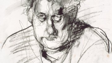 Study for portrait of Bob Ellis