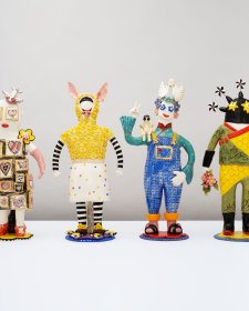 Four works from Happy Australian, 2022 Vipoo Srivilasa