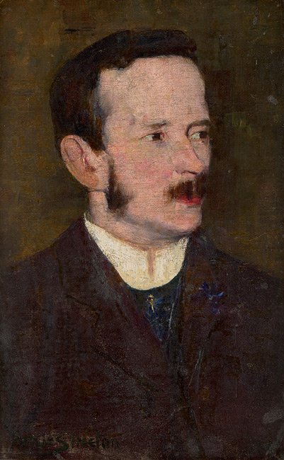 Portrait of a Man (Portrait of William H Read
(Arthur Streeton’s brother-in-law)), 1890