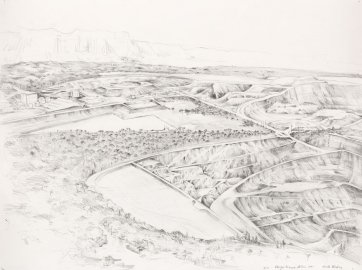 Preparatory study for 'Nothing's as precious as a hole in the ground'. N.T. Ranger Uranium, 2001 by eX de Medici Preparatory study for 'Nothing's as precious as a hole in the ground'. N.T. Ranger Uranium, 2001 by eX de Medici
