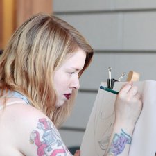 Drawing in the Gallery