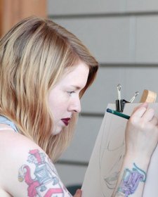 Drawing in the Gallery