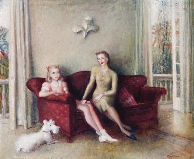 Helen Blaxland and Tonia, 1941 by William Dobell
