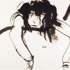 Wendy drunk 11pm, 1983 by Brett Whiteley