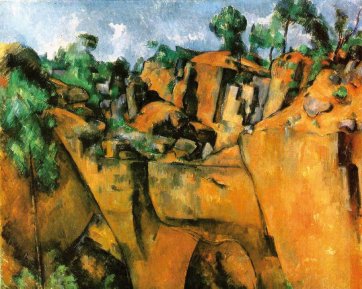 Bibemus Quarry, c. 1885 by Paul Cézanne
