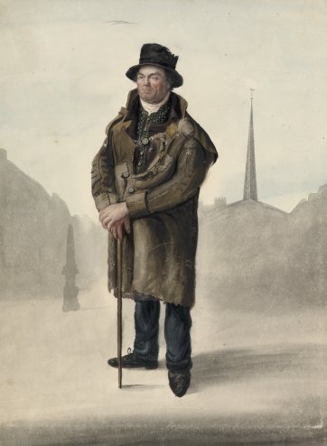Old soldier, Hadleigh by John Dempsey