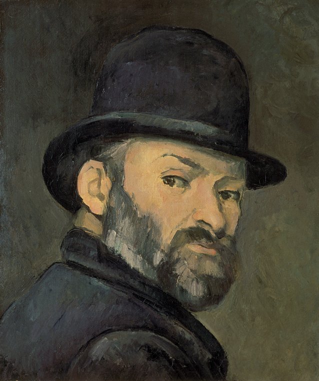 Self-portrait with bowler hat, 1885–6