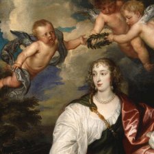 Venetia, Lady Digby, circa 1633-1634 (detail) by Sir Anthony van Dyck