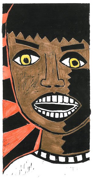 The angry boy, 2010 by Natalie Royal