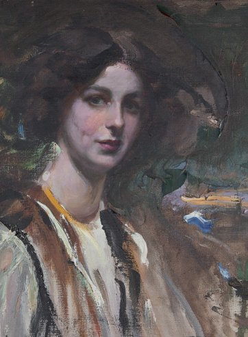 A Gypsy Belle, c.1896 by Josephine Muntz-Adams (1862–1950)