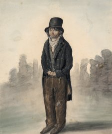 Little John of Colchester, a poor lunatic, c.1823 by John Dempsey