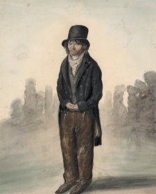 Little John of Colchester, a poor lunatic, c.1823 by John Dempsey