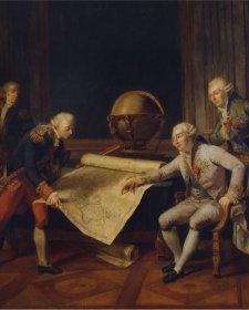 Louis XVI giving final instructions to the Comte de La Perouse, c. 1785