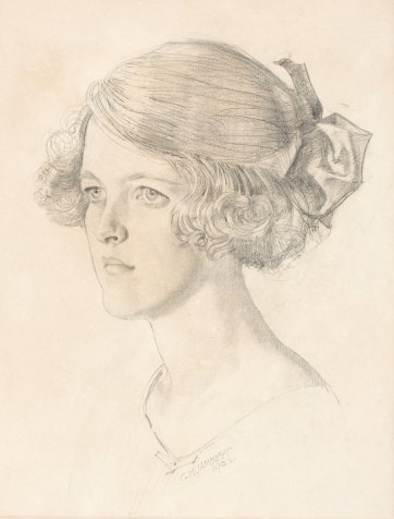 Marcie Elizabeth Wilson, 1922 by George Lambert Marcie Elizabeth Wilson, 1922 by George Lambert