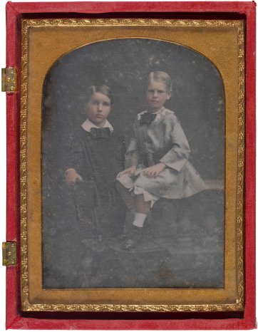 Edward Knox Jnr and Thomas Forster Knox., c. 1855 by an unknown artist Edward Knox Jnr and Thomas Forster Knox., c. 1855 by an unknown artist