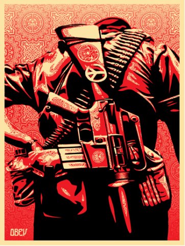 Duality of Humanity 3, 2008 by Shepard Fairey