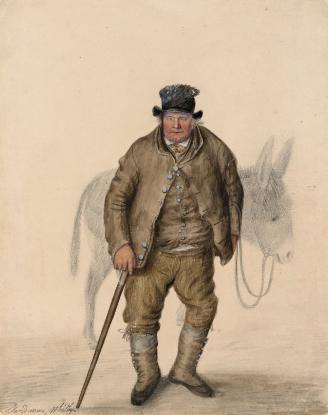 Sand-man, Whitby, c. 1825