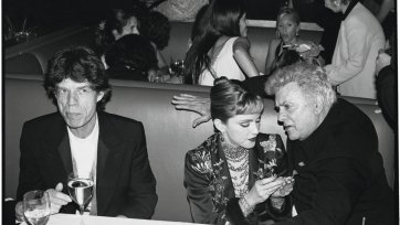 Mick Jagger, Madonna and Tony Curtis, 1997