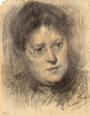 Portrait of Helen Peters, c.1895 by E Phillips Fox (1865–1915)