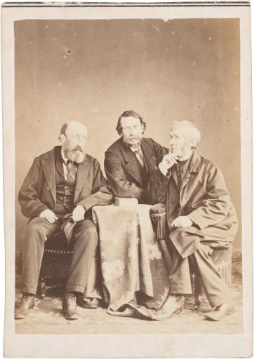 John Mitchel with John Martin and Father John Kenyon [the three Johns]