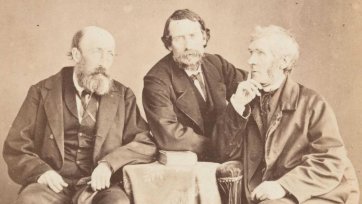 John Mitchel with John Martin and Father John Kenyon [the three Johns]