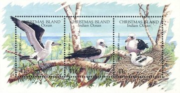 Abbott's Booby Christmas Island stamps issued 1990