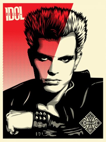 Billy Idol, 2008 by Shepard Fairey