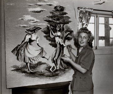 Elaine Haxton, c.1940s by Max Dupain
