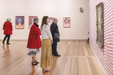 Visitors to the In Bloom exhibition, June 2025