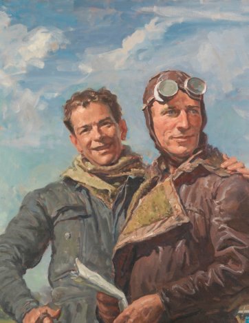 Sir Charles Kingsford Smith and Captain Charles Ulm, 1961 by William Dargie Sir Charles Kingsford Smith and Captain Charles Ulm, 1961 by William Dargie