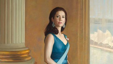 Portrait of HRH Crown Princess Mary of Denmark