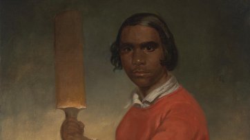 Nannultera, a young cricketer of the Natives' Training Institution, Poonindie , 1854 John Michael Crossland