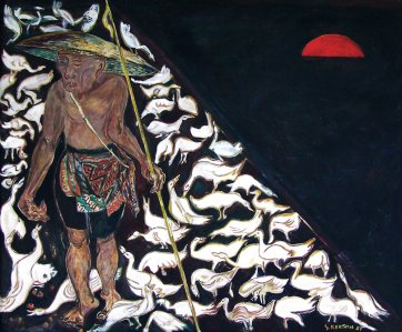 Senja, 1987 by Sudjana Kerton