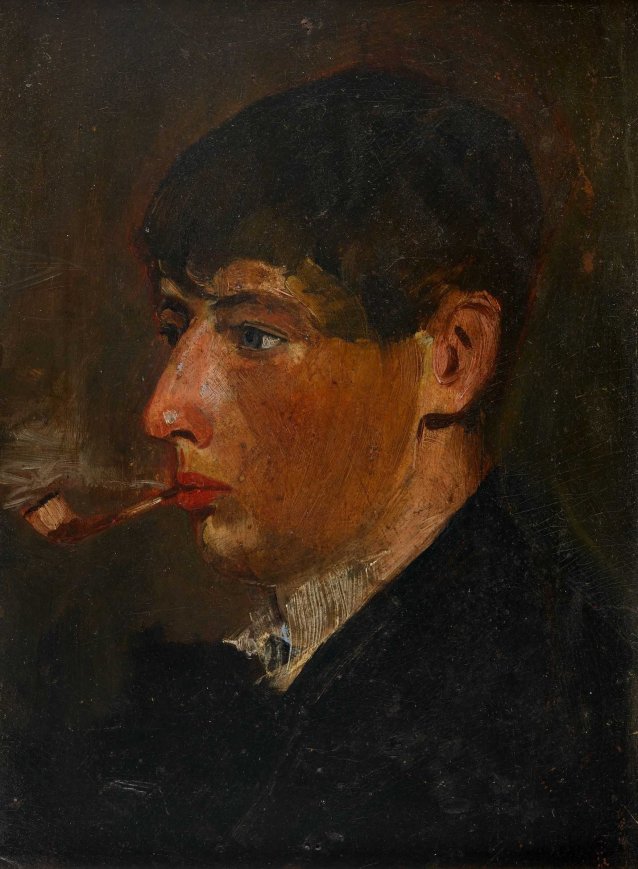 Portrait of Norman Lindsay as a student