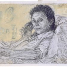 Study for portrait of Helen Garner