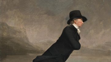 Revd Dr Robert Walker Skating on Duddingston Loch, c.1795 by Sir Henry Raeburn