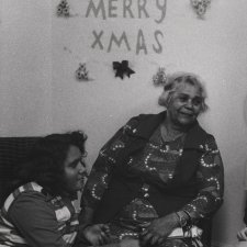 Margaret Tucker with Rosslyn Johnson, Aboriginal House, 1973 Carol Jerrems